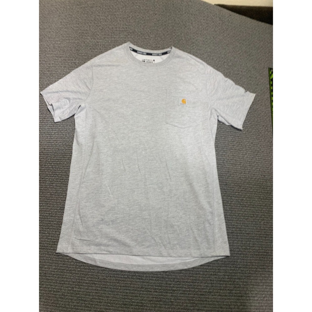 Carhartt Pocket T Shirt Men's M Gray Short Sleeve Original Fit